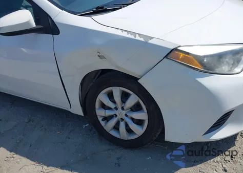 2016 Toyota Corolla Le z USA, uszkodzony, nr VIN 5YFBURHE6GP552104